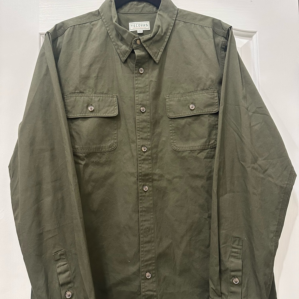 Tecovas Olive Men's Button-Down Shirt